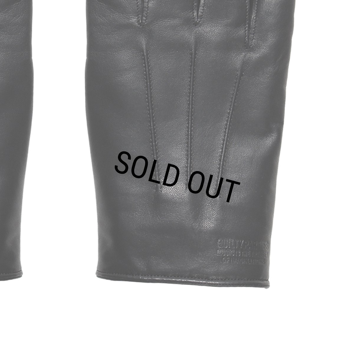 画像3: WACKO MARIA/LEATHER GLOVE（BLACK）［レザーグローブ-25秋冬］ (3)