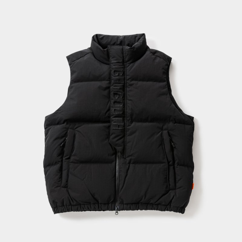 画像1: TIGHTBOOTH/PLAC DOWN VEST（Black）［PLACダウンベスト-25秋冬］