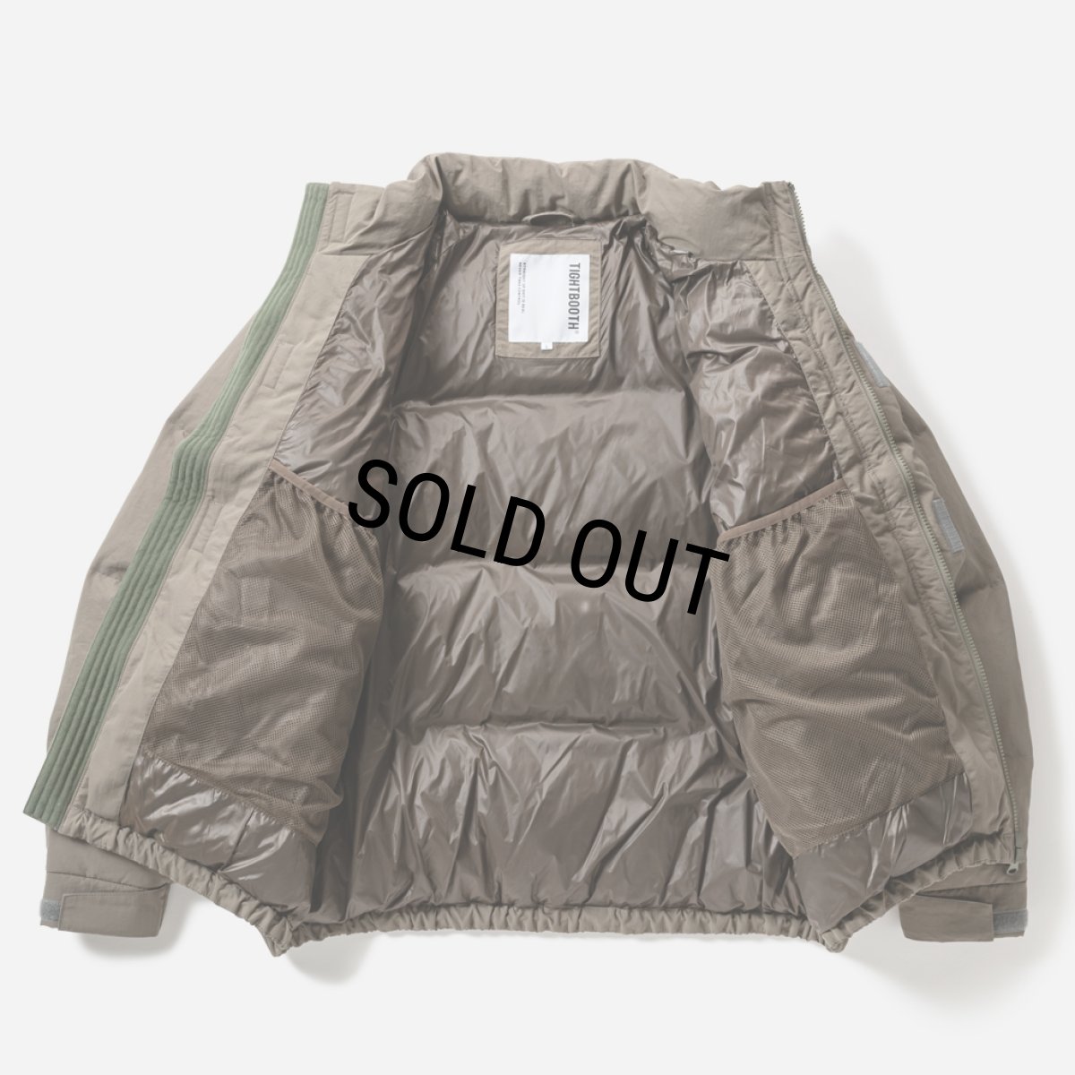 画像2: 【30%OFF】TIGHTBOOTH/PLAC DOWN JKT（Olive）［PLACダウンJKT-25秋冬］ (2)