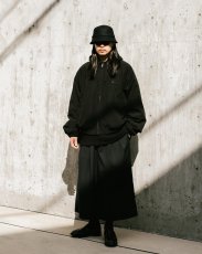 画像7: COOTIE PRODUCTIONS/T/C Weather Combination Hooded Blouson（Black/White）［フーデッドブルゾン-25秋冬］ (7)