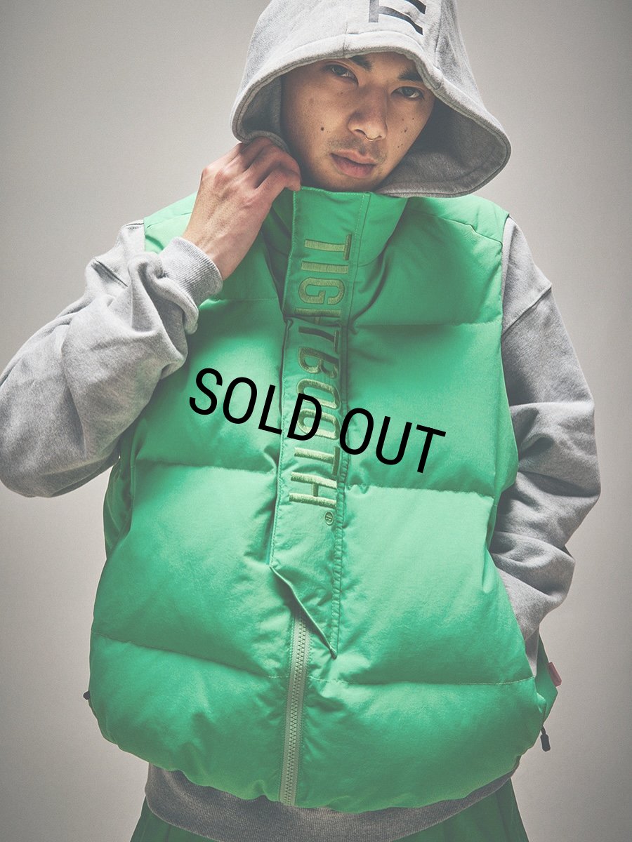画像3: TIGHTBOOTH/PLAC DOWN VEST（Light Green）［PLACダウンベスト-25秋冬］ (3)