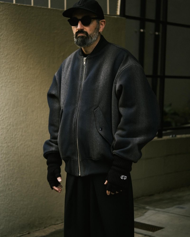 画像3: COOTIE PRODUCTIONS/Knit Cuffed Fingerless Glove（Black）［ニットカフドフィンガーレスグローブ-25秋冬］