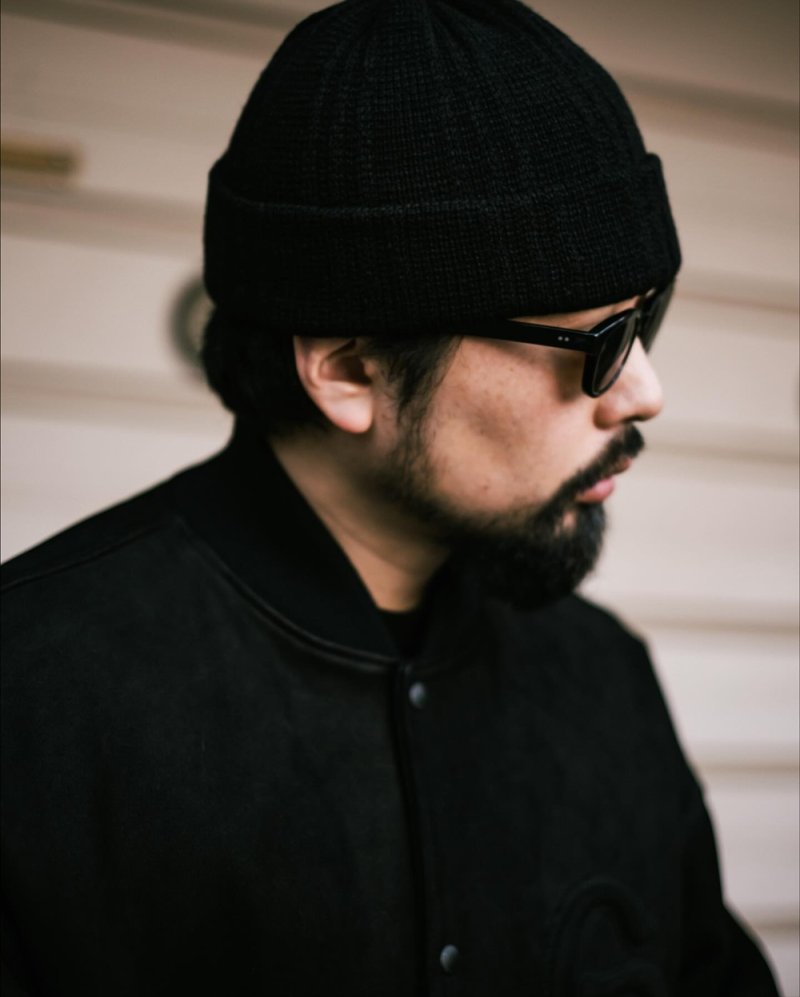 画像3: COOTIE PRODUCTIONS/Random Rib Cuffed Beanie（Black）［ランダムリブカフドビーニー-25秋冬］