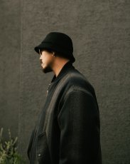 画像9: COOTIE PRODUCTIONS/Ombre Stripe Wool Bomber Jacket（Ombre Stripe）［オンブレストライプウールボンバーJKT-25秋冬］ (9)