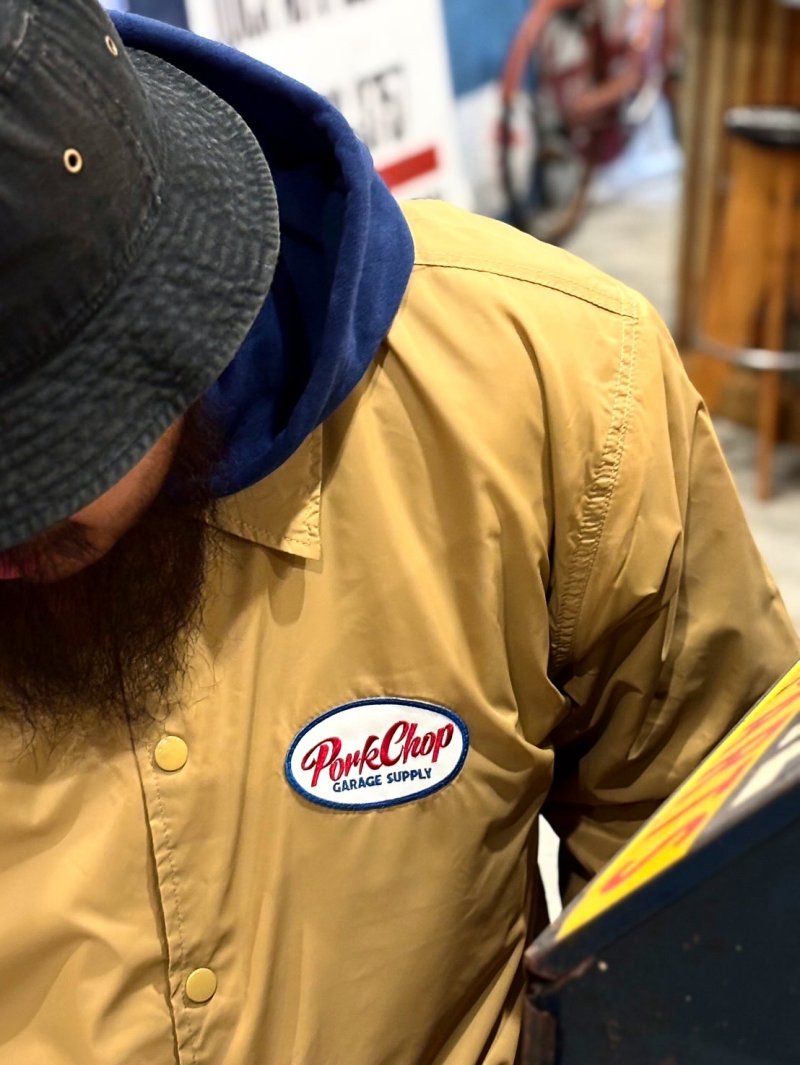 画像3: PORKCHOP/BOMB COACH JKT（KHAKI）［ボムコーチJKT-25秋冬］