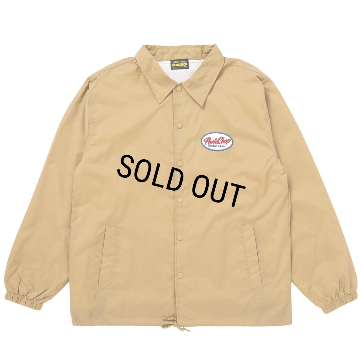 画像1: PORKCHOP/BOMB COACH JKT（KHAKI）［ボムコーチJKT-25秋冬］ (1)
