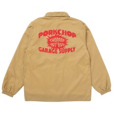 画像2: PORKCHOP/BOMB COACH JKT（KHAKI）［ボムコーチJKT-25秋冬］ (2)