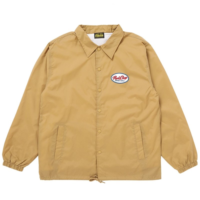 画像1: PORKCHOP/BOMB COACH JKT（KHAKI）［ボムコーチJKT-25秋冬］
