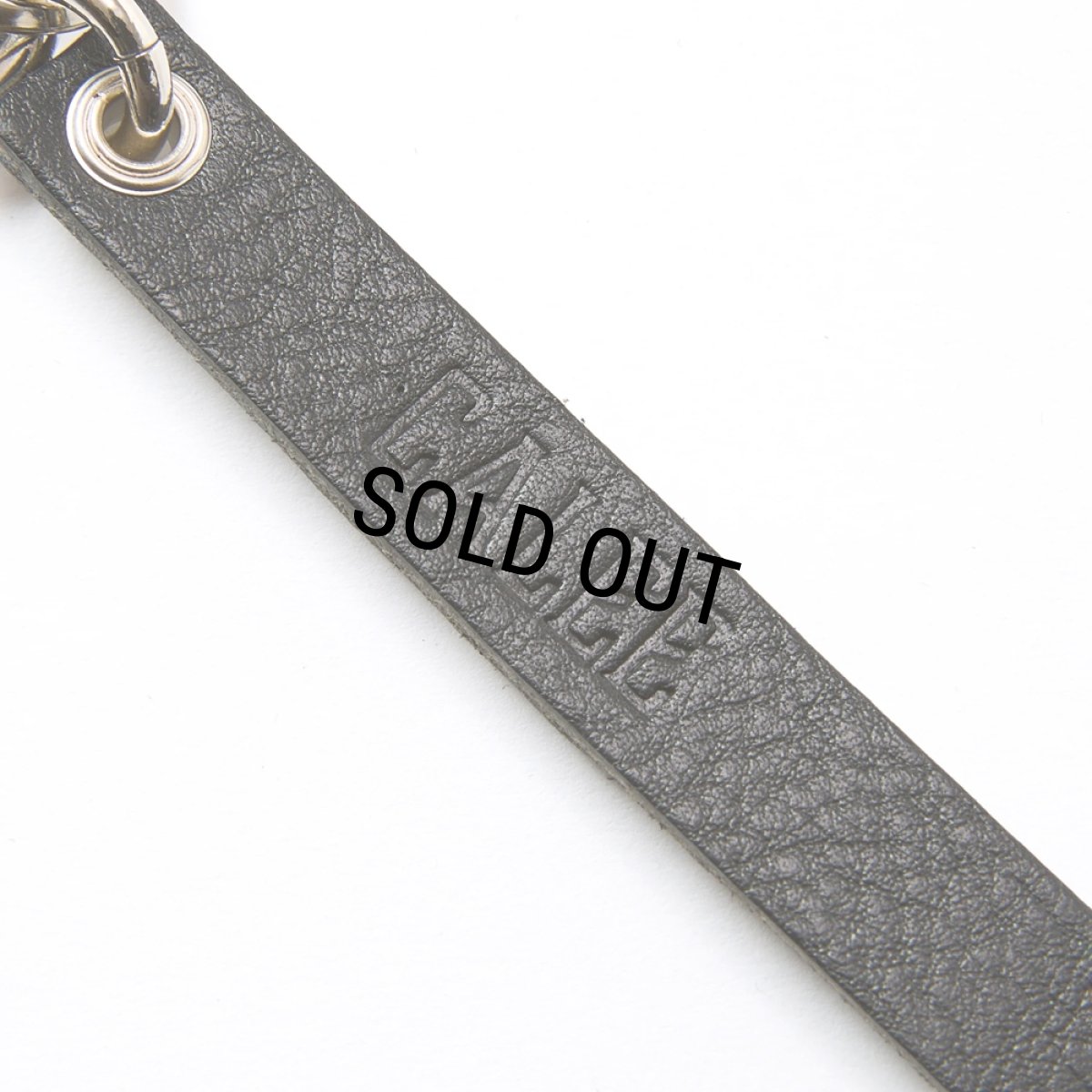 画像4: CALEE/STUDS LEATHER LONG KEY RING（BLACK）［スタッズレザーロングキーリング-25秋冬］ (4)