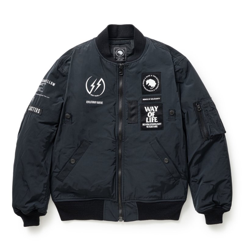 画像1: RATS/MA-1（BLACK）［MA-1-25秋冬］