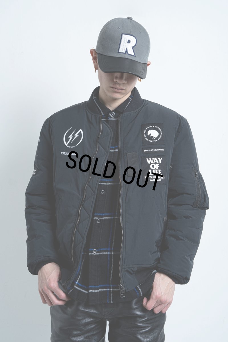 画像11: RATS/MA-1（BLACK）［MA-1-25秋冬］ (11)