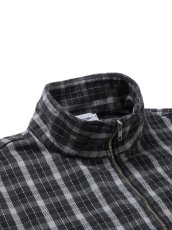 画像3: COOTIE PRODUCTIONS/AD Processing Heavy Flannel Check Half Zip Pullover（Black）［ヘビーフランネルチェックハーフジッププルオーバー-25秋冬］ (3)