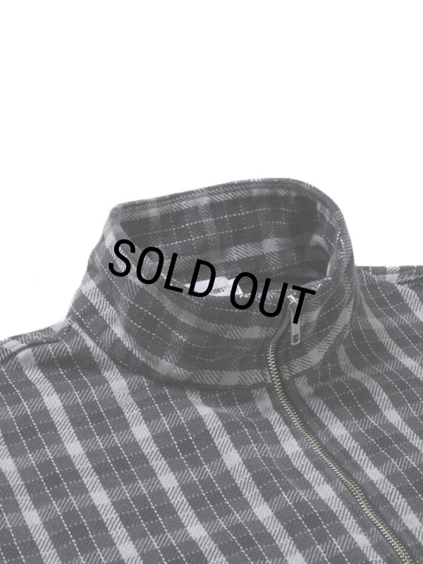 COOTIE PRODUCTIONS/AD Processing Heavy Flannel Check Half Zip