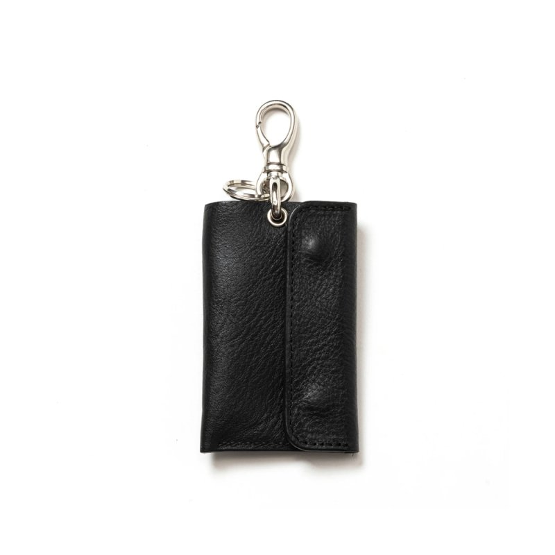 画像2: CALEE/STUDS LEATHER KEY CASE（BLACK）［スタッズレザーキーケース-25秋冬］
