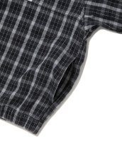 画像5: COOTIE PRODUCTIONS/AD Processing Heavy Flannel Check Half Zip Pullover（Black）［ヘビーフランネルチェックハーフジッププルオーバー-25秋冬］ (5)