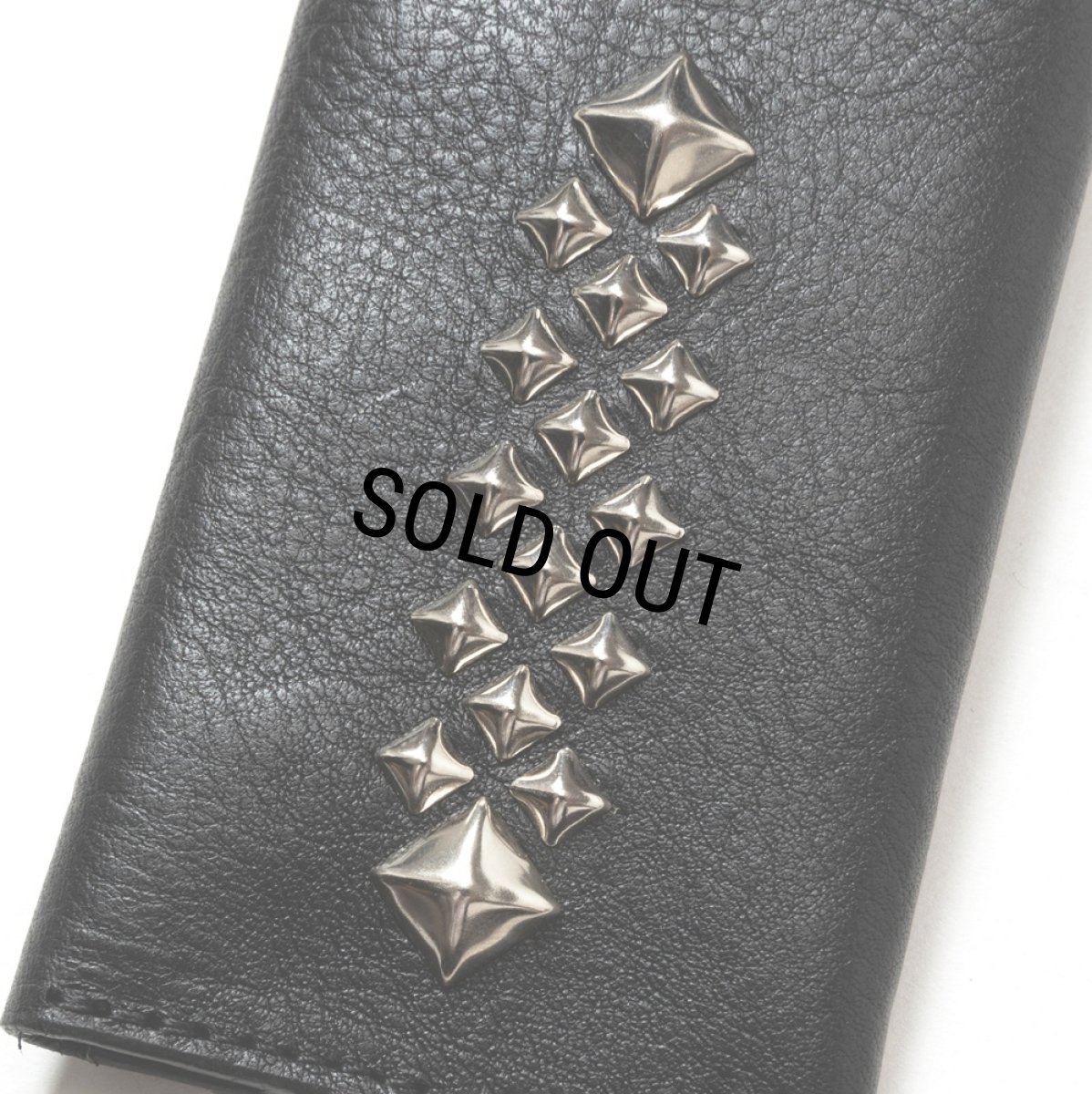画像7: CALEE/STUDS LEATHER KEY CASE（BLACK）［スタッズレザーキーケース-25秋冬］ (7)