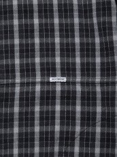 画像4: COOTIE PRODUCTIONS/AD Processing Heavy Flannel Check Half Zip Pullover（Black）［ヘビーフランネルチェックハーフジッププルオーバー-25秋冬］ (4)