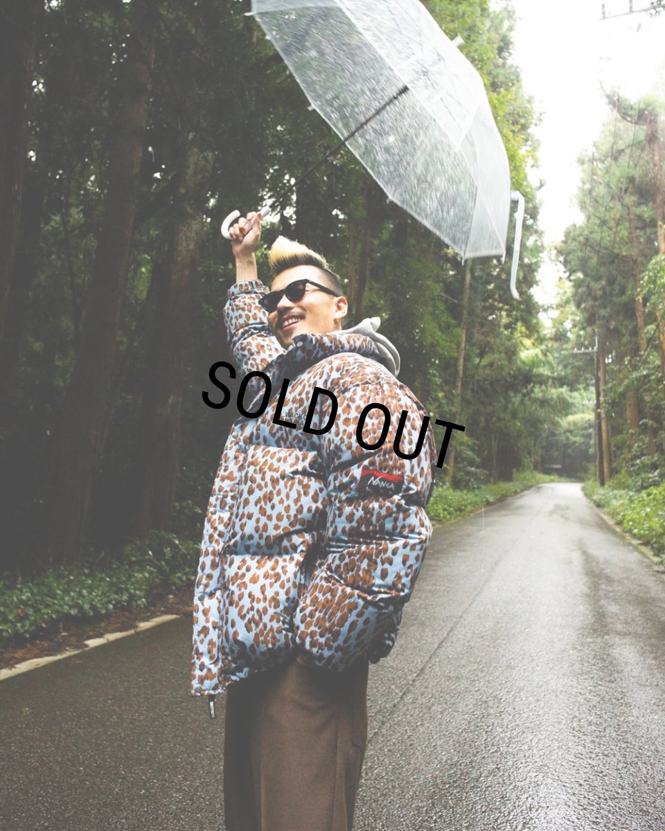 画像8: WACKO MARIA/NANGA / LEOPARD DOWN JACKET（BLUE）［レオパードダウンJKT-25秋冬］ (8)
