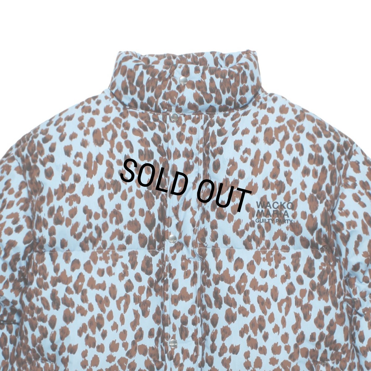 画像3: WACKO MARIA/NANGA / LEOPARD DOWN JACKET（BLUE）［レオパードダウンJKT-25秋冬］ (3)
