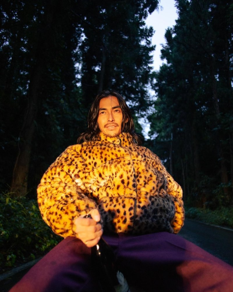 画像3: WACKO MARIA/NANGA / LEOPARD FAUX FUR DOWN JACKET（BEIGE）［レオパードファーダウンJKT-25秋冬］