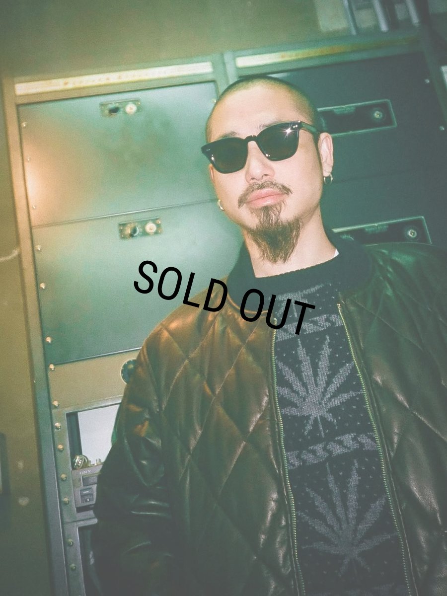 画像3: WACKO MARIA/HIGH TIMES / JACQUARD KNIT SWEATER（BLACK）［ジャガードセーター-24秋冬］ (3)