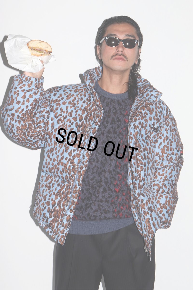 画像10: WACKO MARIA/NANGA / LEOPARD DOWN JACKET（BLUE）［レオパードダウンJKT-25秋冬］ (10)