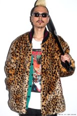画像4: WACKO MARIA/LEOPARD FAUX FUR CAR CLUB JACKET（BEIGE）［レオパードファーカークラブJKT-25秋冬］ (4)