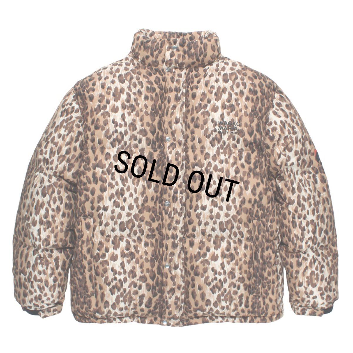 画像1: WACKO MARIA/NANGA / LEOPARD DOWN JACKET（BEIGE）［レオパードダウンJKT-25秋冬］ (1)