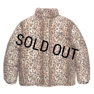 WACKO MARIA/NANGA / LEOPARD DOWN JACKET（BEIGE）［レオパードダウン