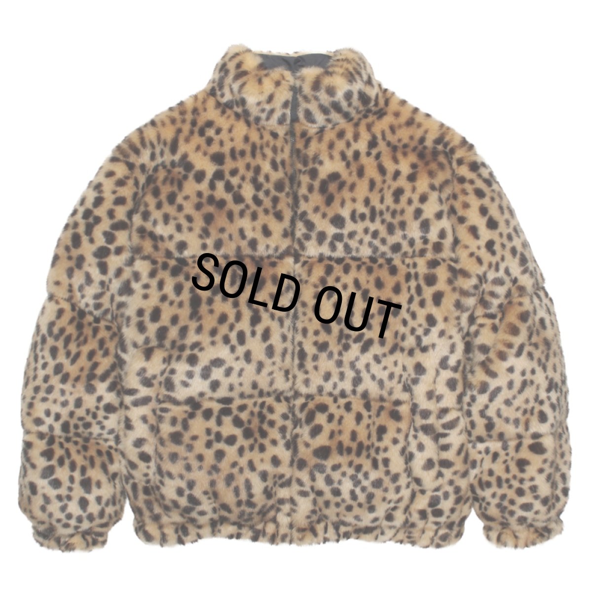 画像1: WACKO MARIA/NANGA / LEOPARD FAUX FUR DOWN JACKET（BEIGE）［レオパードファーダウンJKT-25秋冬］ (1)