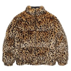 画像1: WACKO MARIA/NANGA / LEOPARD FAUX FUR DOWN JACKET（BEIGE）［レオパードファーダウンJKT-25秋冬］ (1)