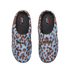 画像1: WACKO MARIA/NANGA / SUBU / LEOPARD WINTER SANDALS（BLUE）［レオパードウインターサンダル-25秋冬］ (1)