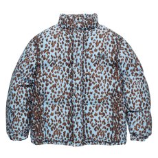 画像1: WACKO MARIA/NANGA / LEOPARD DOWN JACKET（BLUE）［レオパードダウンJKT-25秋冬］ (1)