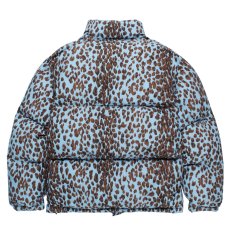 画像2: WACKO MARIA/NANGA / LEOPARD DOWN JACKET（BLUE）［レオパードダウンJKT-25秋冬］ (2)