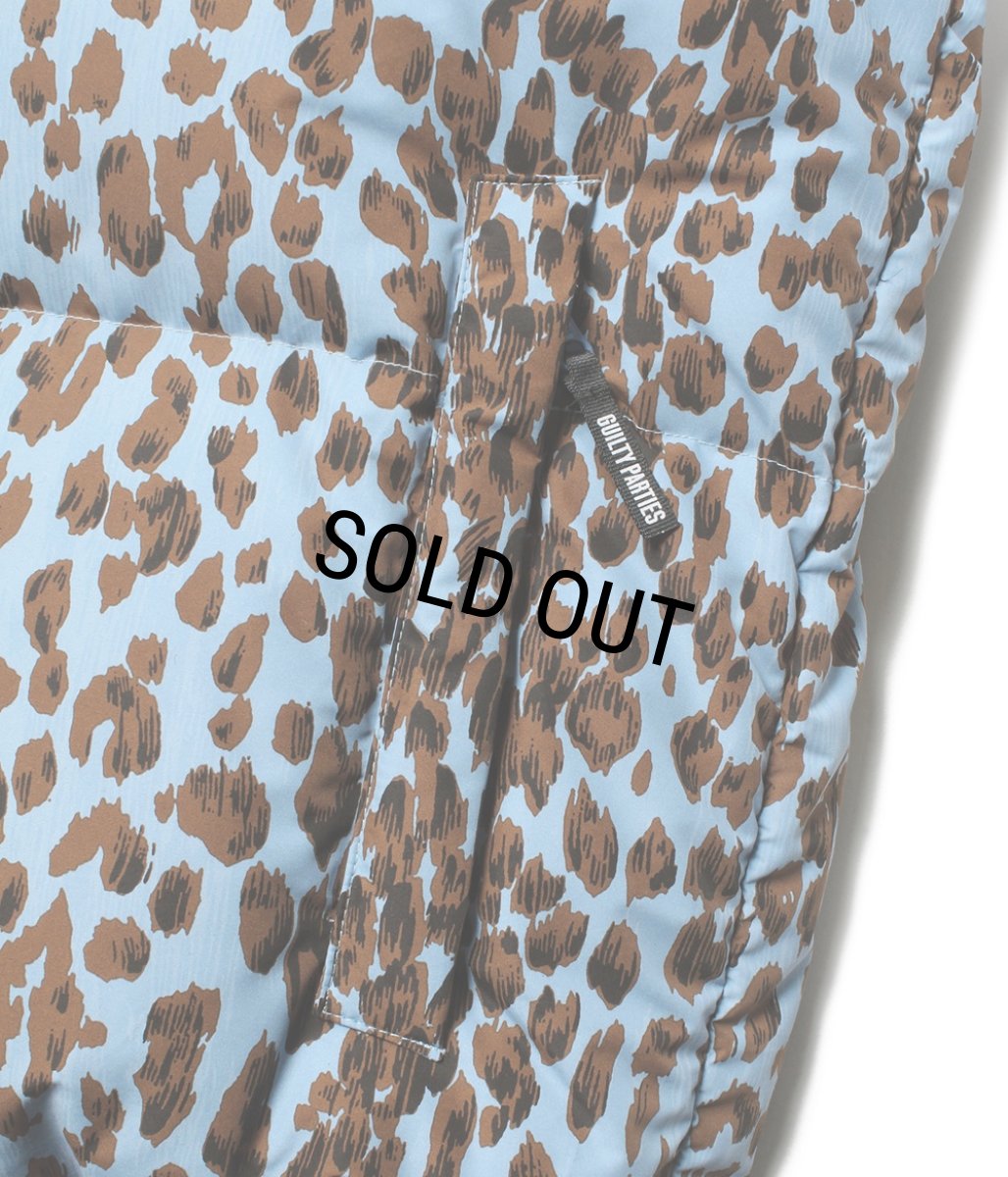 画像5: WACKO MARIA/NANGA / LEOPARD DOWN JACKET（BLUE）［レオパードダウンJKT-25秋冬］ (5)