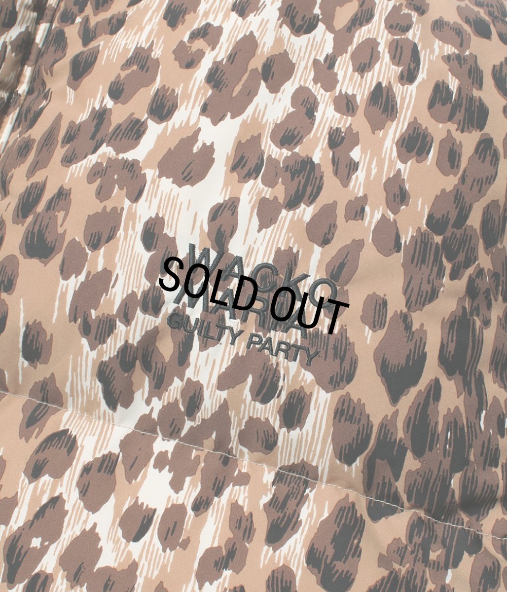 画像4: WACKO MARIA/NANGA / LEOPARD DOWN JACKET（BEIGE）［レオパードダウンJKT-25秋冬］ (4)