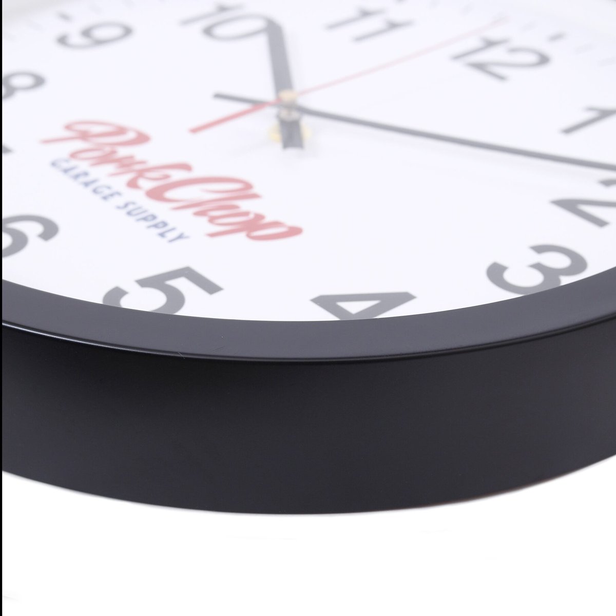画像3: PORKCHOP/SCRIPT WALL CLOCK（BLACK/WHITE）［スクリプトウォールクロック-25秋冬］ (3)