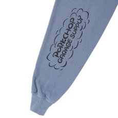 画像3: PORKCHOP/RUNNING LOGO SWEAT（BLUE GRAY）［ランニングロゴスウェット-25秋冬］ (3)