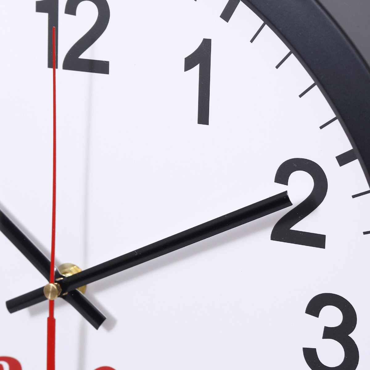 画像4: PORKCHOP/SCRIPT WALL CLOCK（BLACK/WHITE）［スクリプトウォールクロック-25秋冬］ (4)