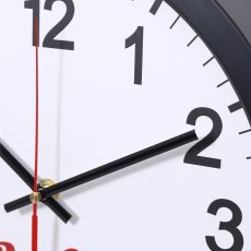 画像4: PORKCHOP/SCRIPT WALL CLOCK（BLACK/WHITE）［スクリプトウォールクロック-25秋冬］ (4)