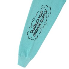 画像3: PORKCHOP/RUNNING LOGO SWEAT（MINT GREEN）［ランニングロゴスウェット-25秋冬］ (3)