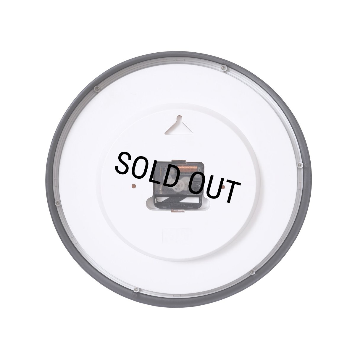 画像2: PORKCHOP/SCRIPT WALL CLOCK（BLACK/WHITE）［スクリプトウォールクロック-25秋冬］ (2)