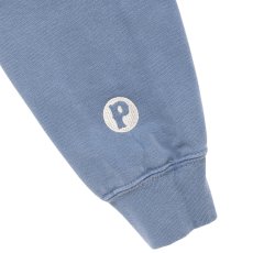 画像4: PORKCHOP/RUNNING LOGO SWEAT（BLUE GRAY）［ランニングロゴスウェット-25秋冬］ (4)