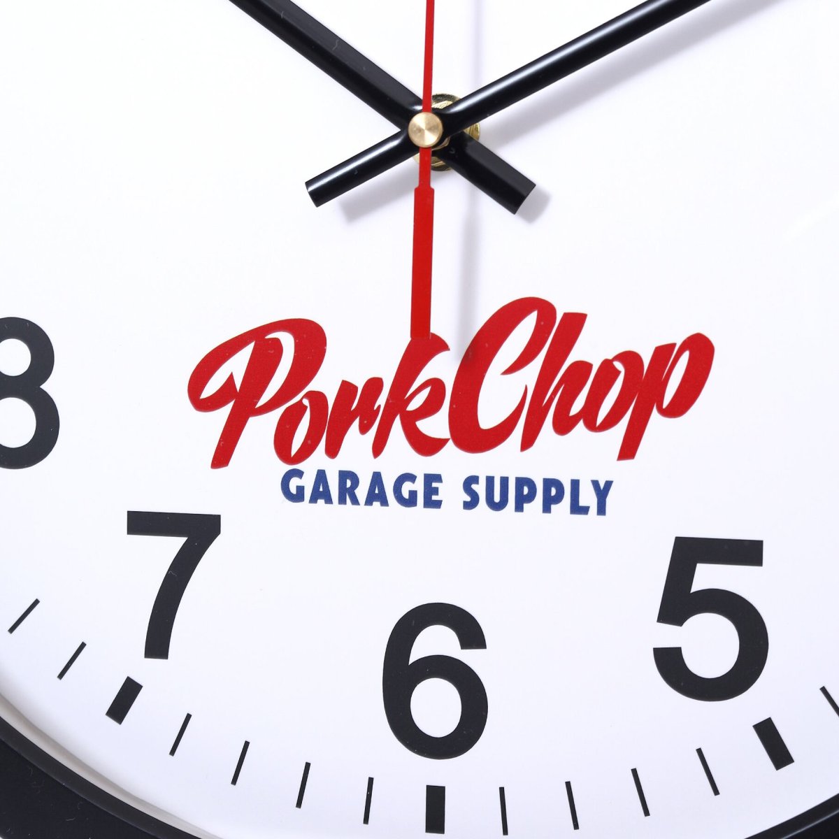 画像5: PORKCHOP/SCRIPT WALL CLOCK（BLACK/WHITE）［スクリプトウォールクロック-25秋冬］ (5)