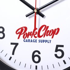画像5: PORKCHOP/SCRIPT WALL CLOCK（BLACK/WHITE）［スクリプトウォールクロック-25秋冬］ (5)