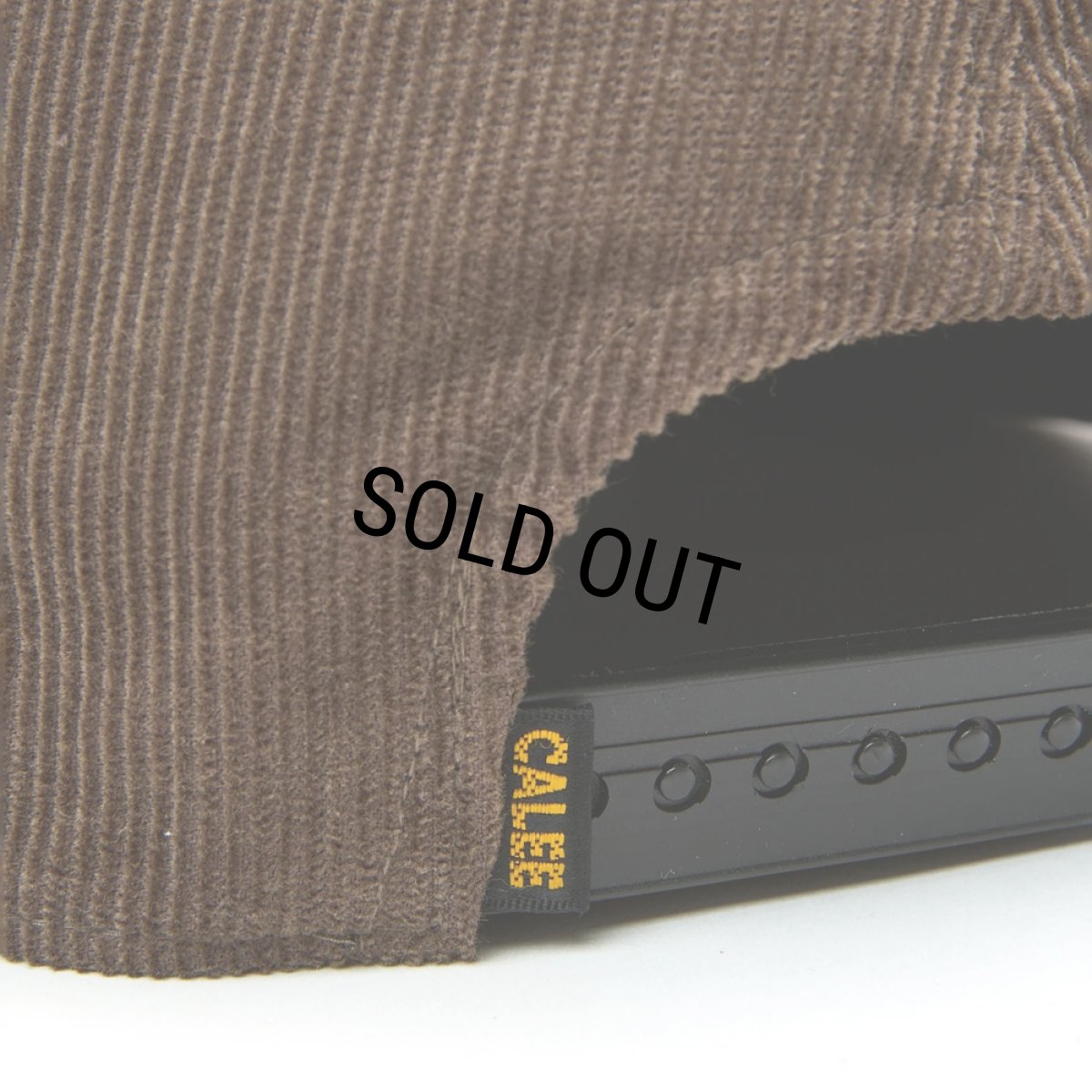 画像8: CALEE/CAL NT LOGO CORDUROY BB CAP（各色）［コーデュロイB.Bキャップ-25秋冬］ (8)