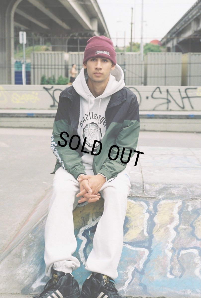 画像4: CHALLENGER/CRASH LOGO KNIT CAP（BURGUNDY）［クラッシュロゴニットキャップ-25秋冬］ (4)