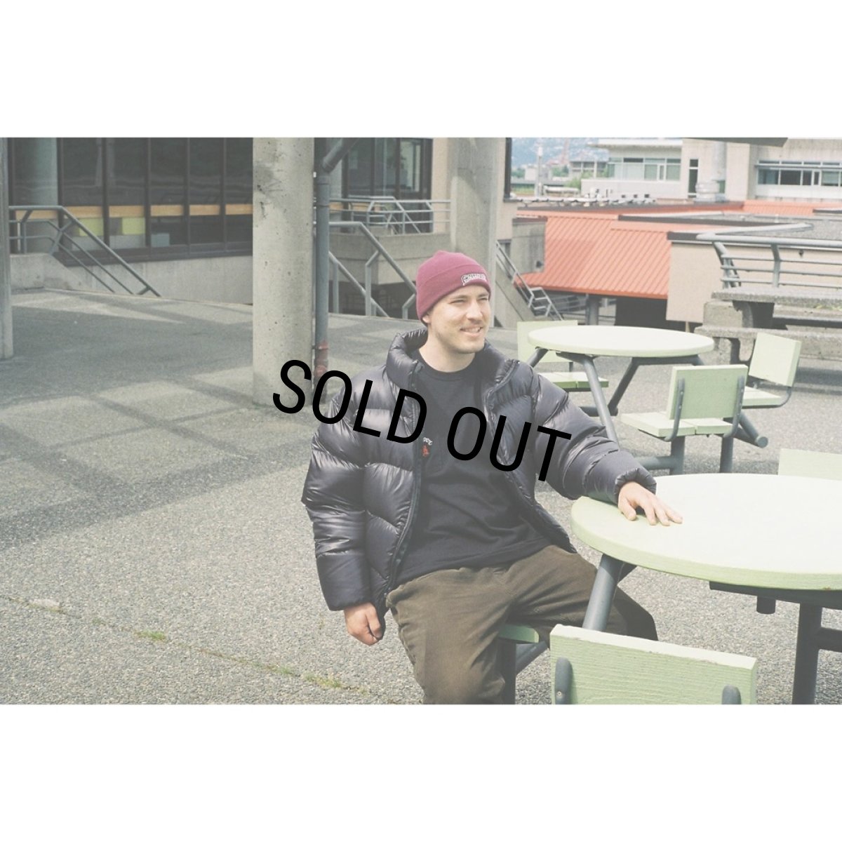 画像3: CHALLENGER/CRASH LOGO KNIT CAP（BURGUNDY）［クラッシュロゴニットキャップ-25秋冬］ (3)