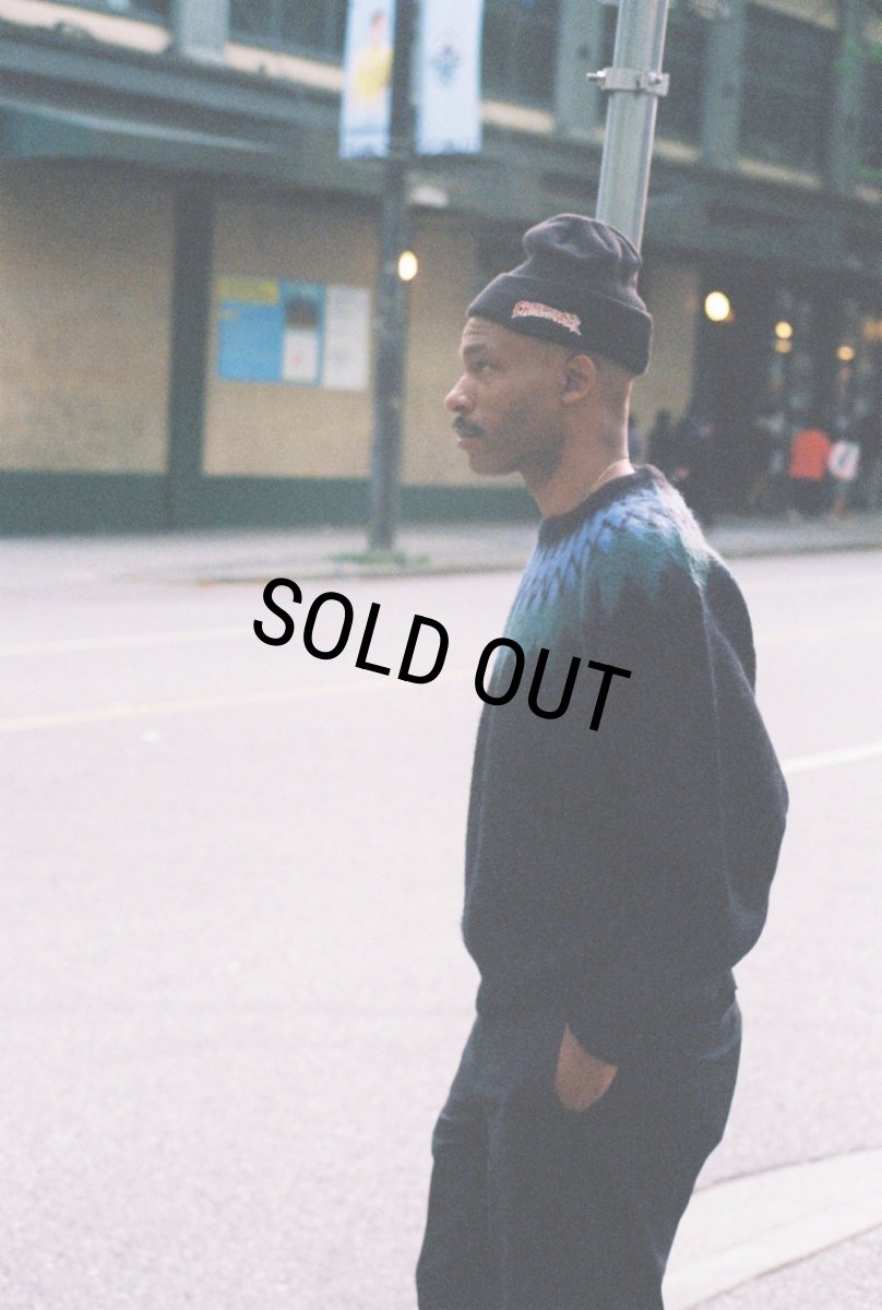 画像7: CHALLENGER/CRASH LOGO KNIT CAP（BLACK）［クラッシュロゴニットキャップ-25秋冬］ (7)