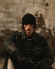 画像3: COOTIE PRODUCTIONS/Crochet Cuffless Beanie（Black）［カフレスビーニー-25秋冬］ (3)